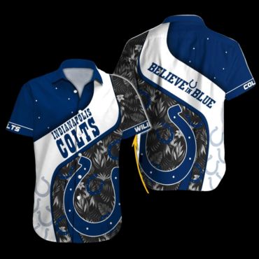 Indianapolis Colts Touchdown Tropical Aloha Shirt
