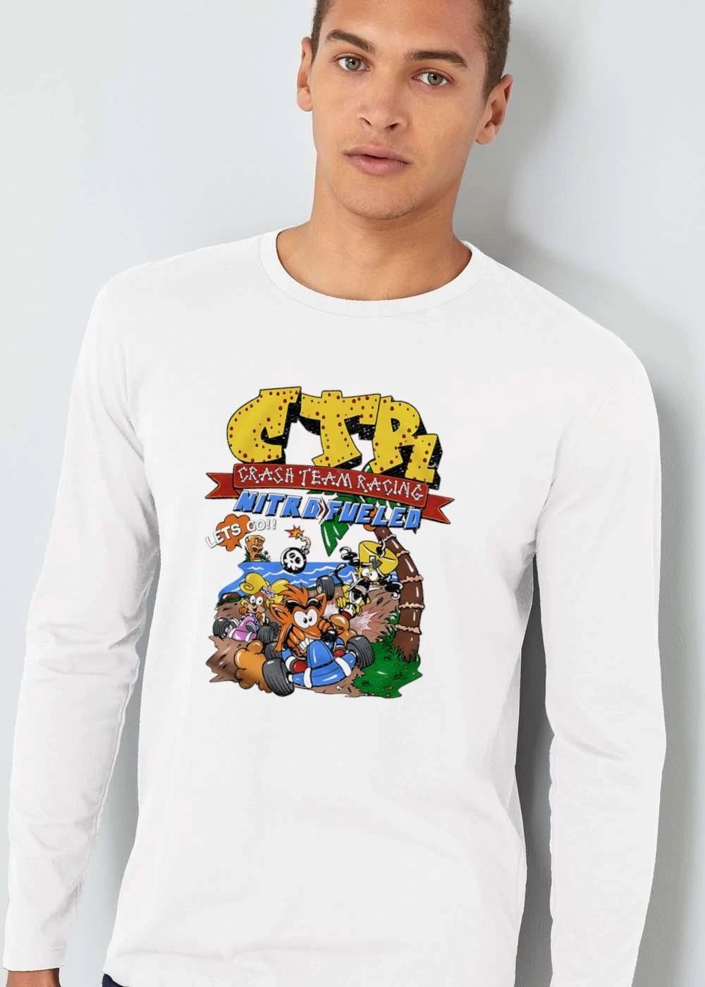 Ctr Crash Team Racing Nitro Fueled Lets Go Cartoon Drivers Karts shirt