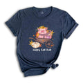 Happy Fall Y'all Shirt, Fall Season Shirt, Cute Pig Shirt, Hello Fall, Pumpkin S