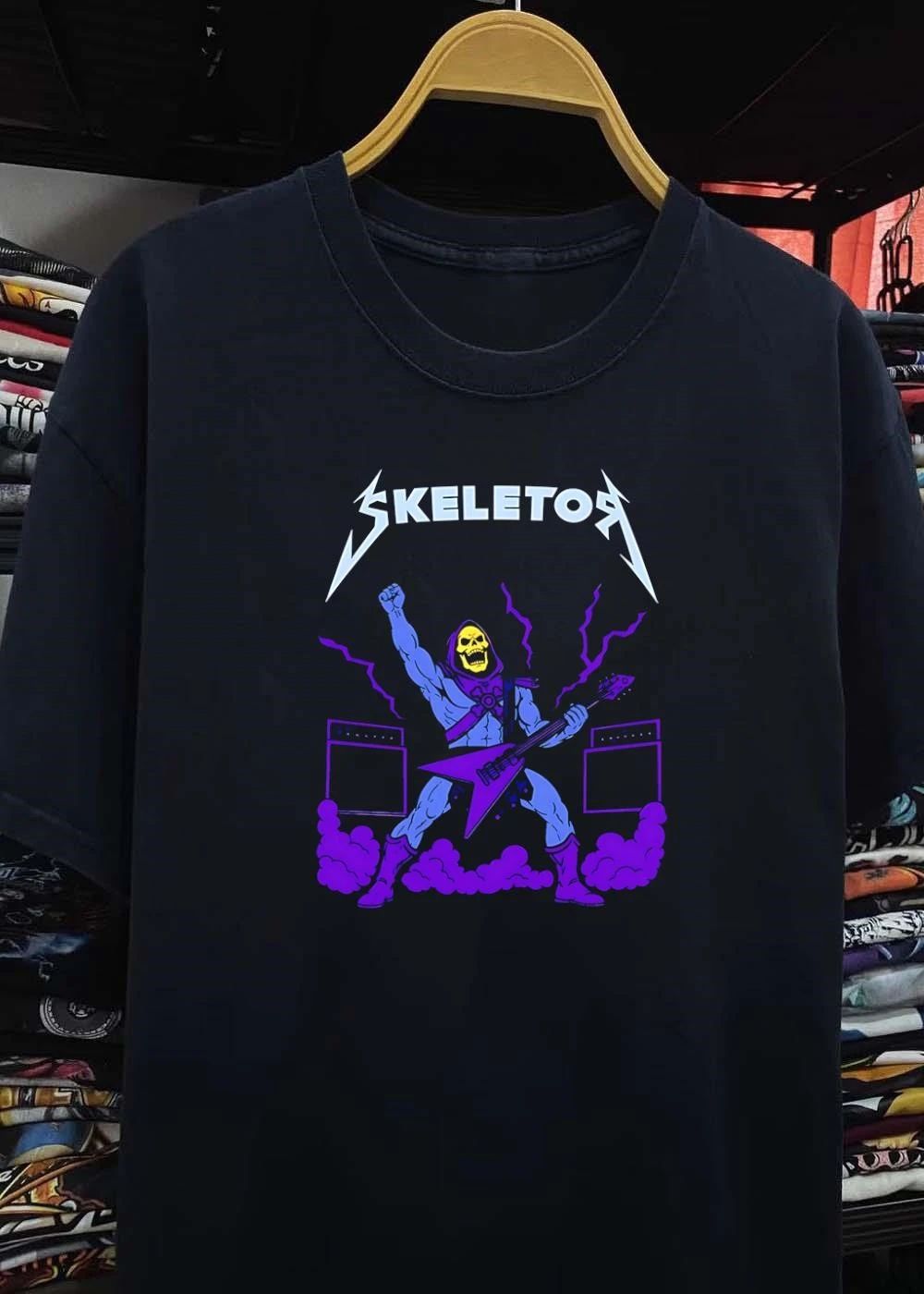 Masters of the Universe Skeletor Playing Guitar SKELETOR Rock Metal shirt