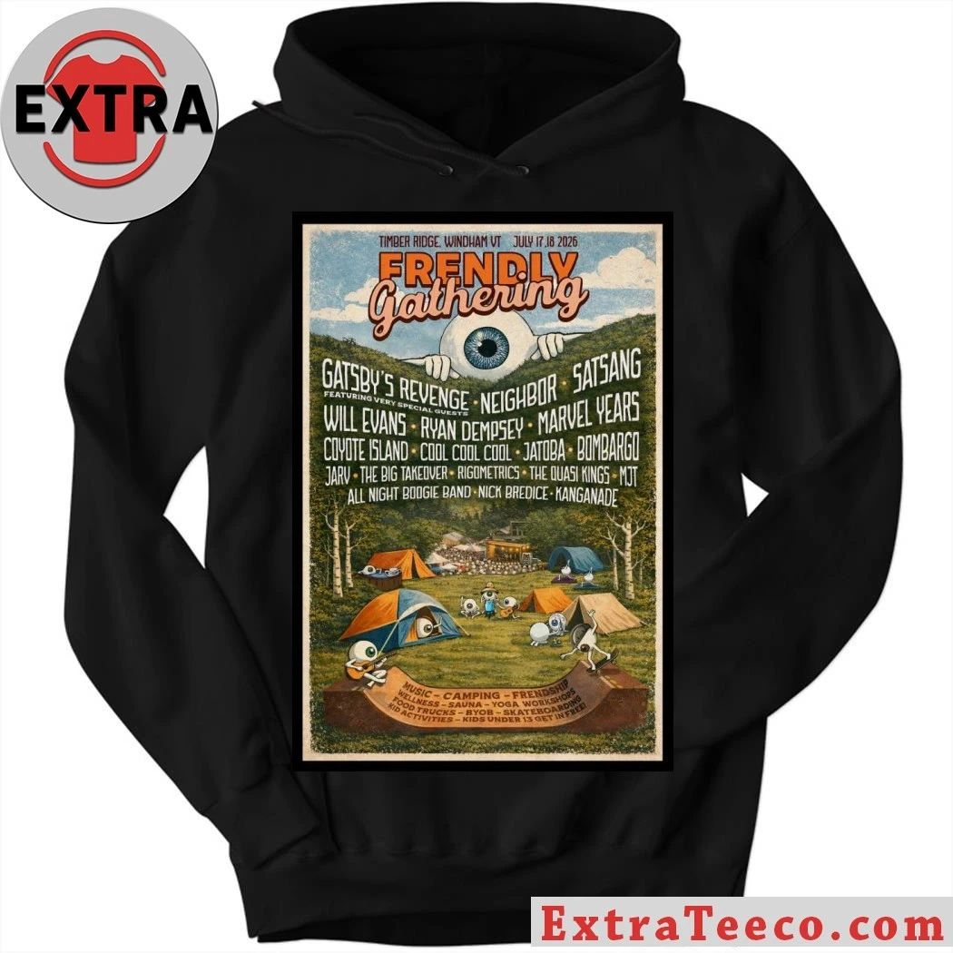 Frendly Gathering In Windham VT On July 17-18 2026 Poster Shirt