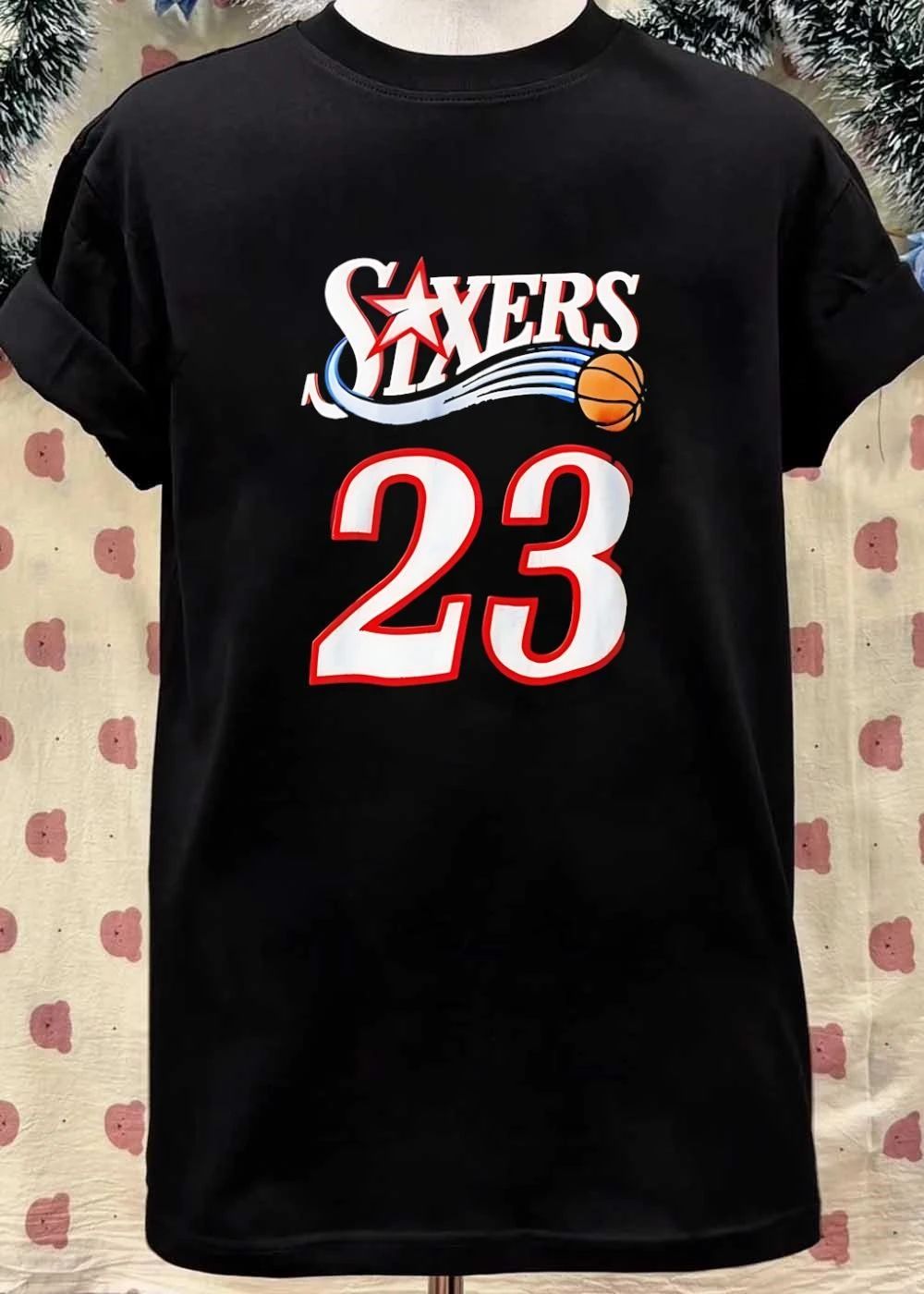 Sixers 23 Logo Shirt 76ers Basketball Team Jersey shirt