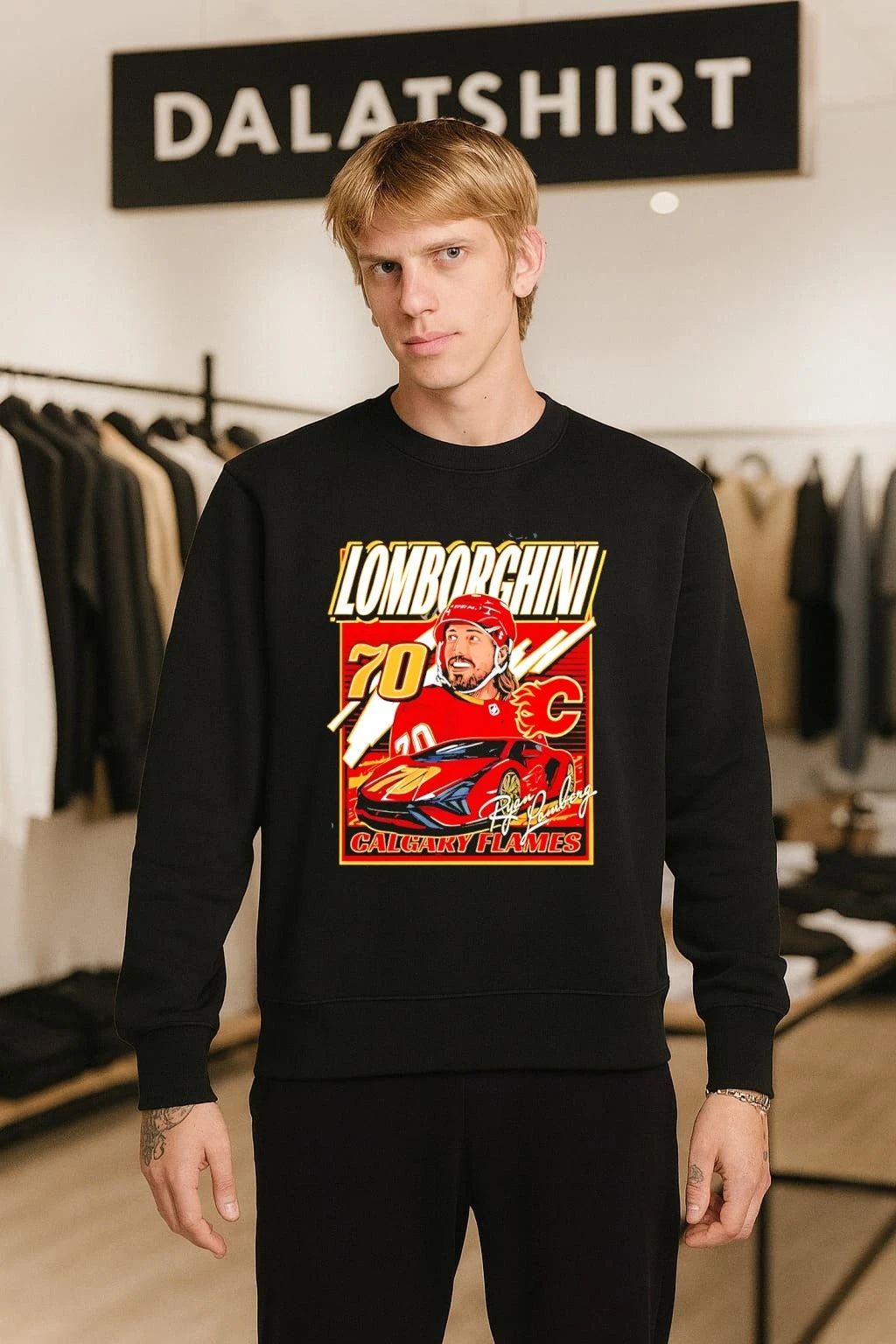 Lomborghini Ryan Lomberg Calgary Flames hockey graphic shirt