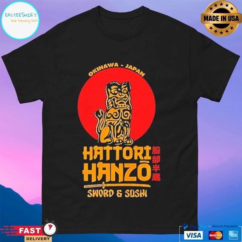 Okinawa Japan Hattori Hanzo Sword And Sushi T-shirts