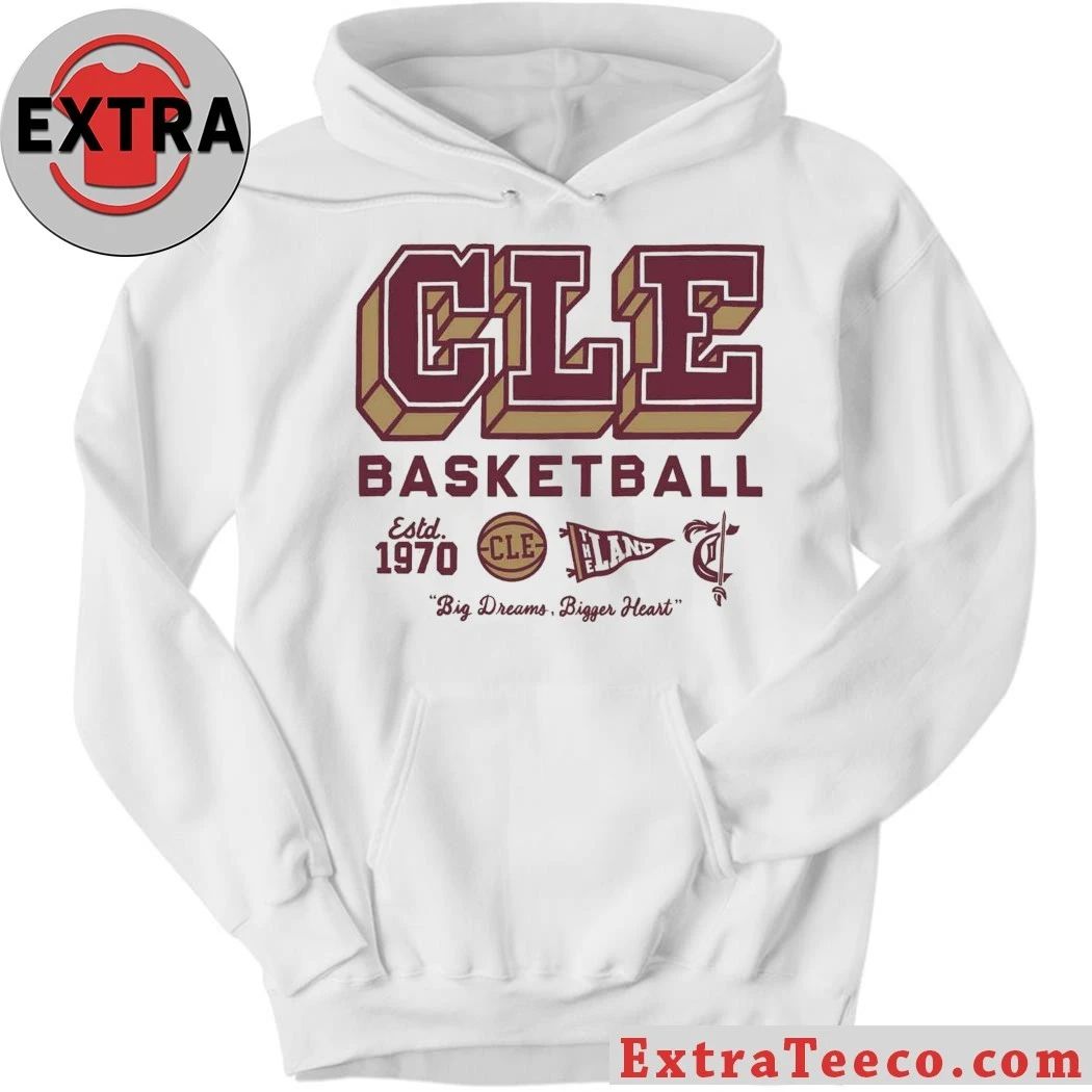 CLE Basketball Varsity Icons Big Dreams Bigger Hearts T-Shirt