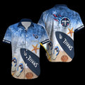 Personalized Tennessee Titans Coastal Adventure Hawaiian Shirt