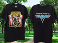 Van Halen Vintage Tour T-Shirt 1981 World 1984 Concert Band Tee 90s Rock