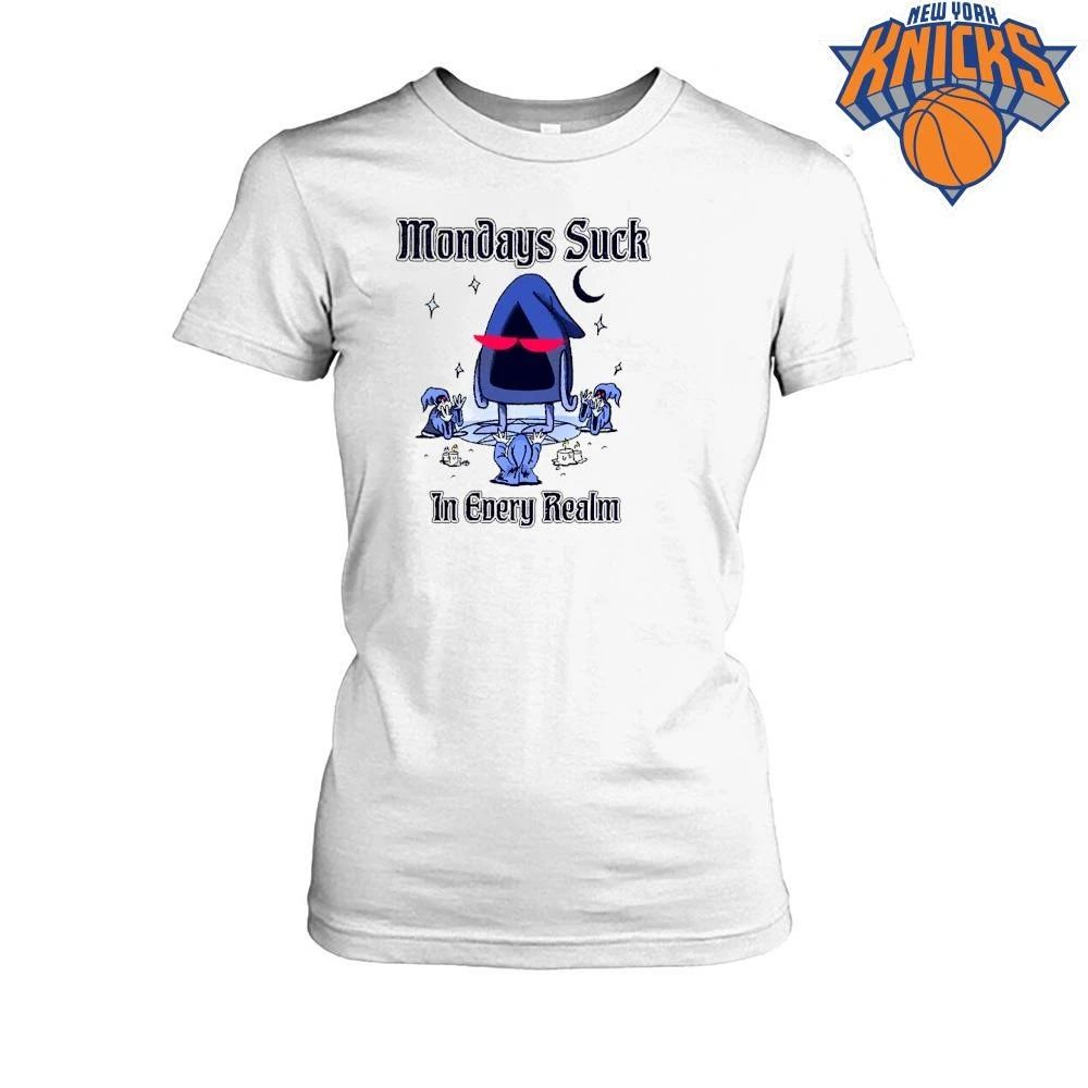Mondays Suck In Every Realm Cult Wizard Funny Meme Shirt
