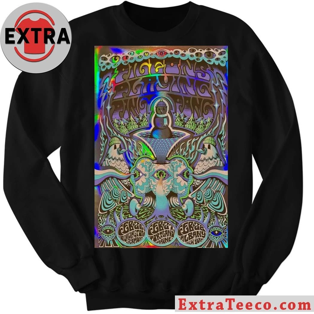 Pigeons Playing Ping Pong Poster Portland Poster Feb 27 2026 Shirt