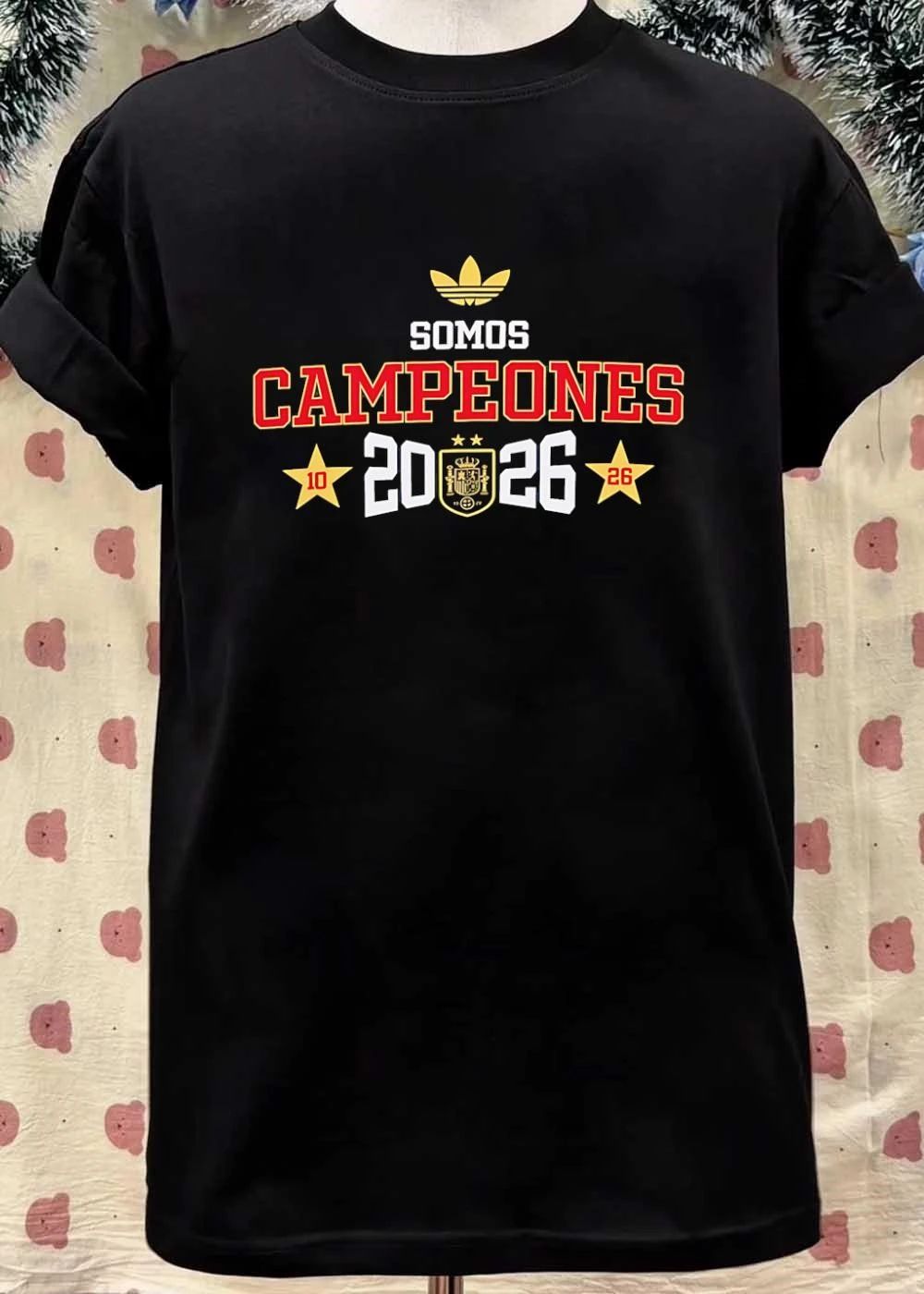 Spain Soccer Apparel Somos Campeones 20 26 Shirt