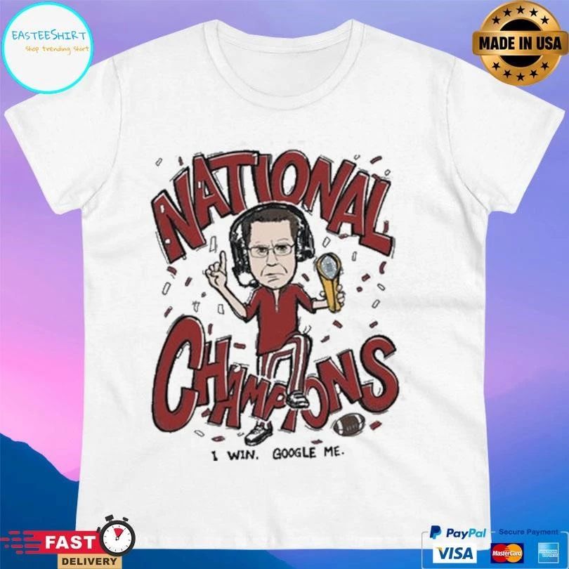 Indiana Cignetti In Coach National Champions I Win Google Me 2026 T-shirts