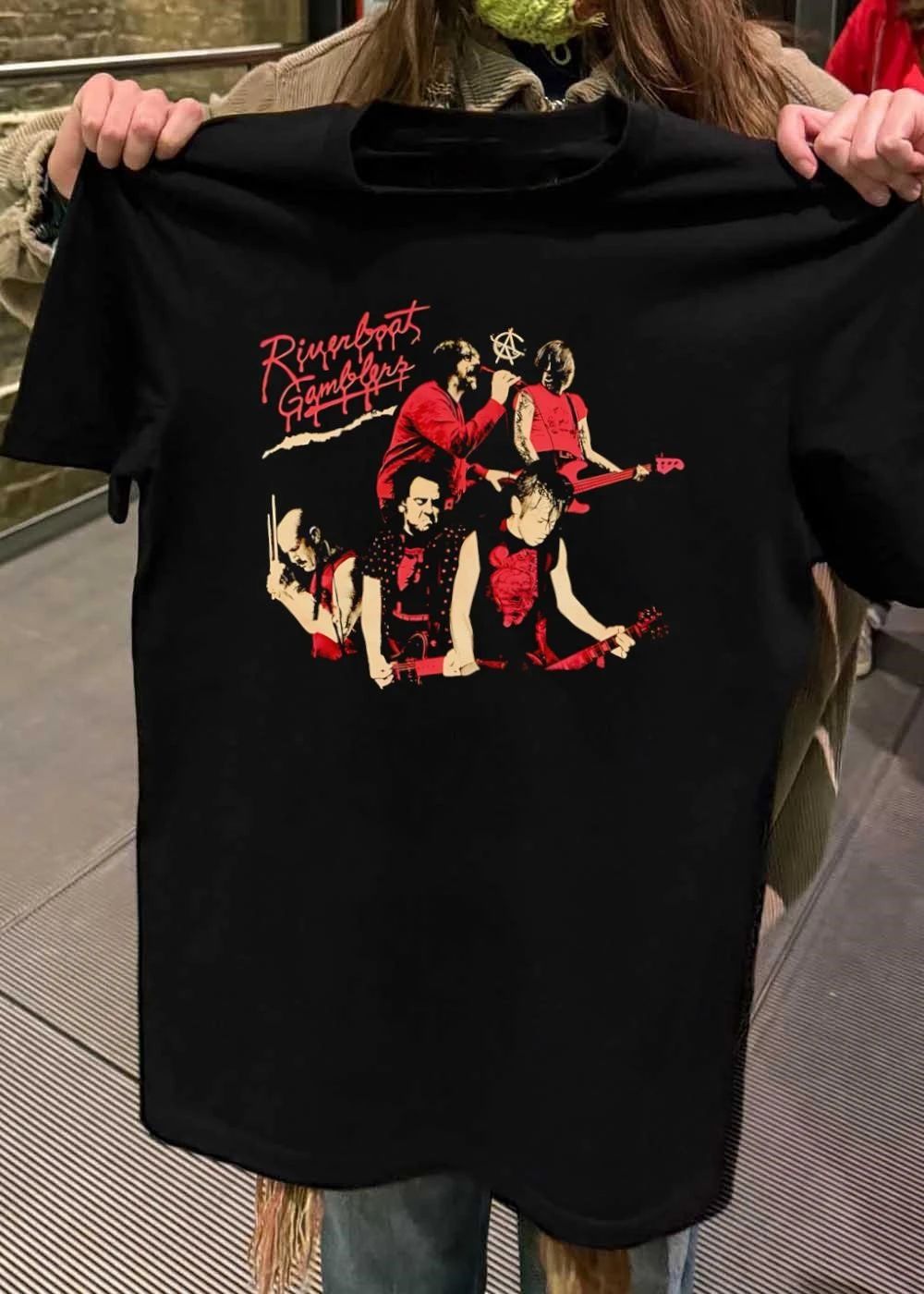 Riverboat Gamblers Band Playing Instruments Rock Music shirt