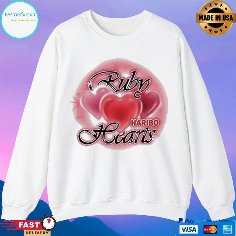 Jennie X Haribo Ruby Hearts T-shirts