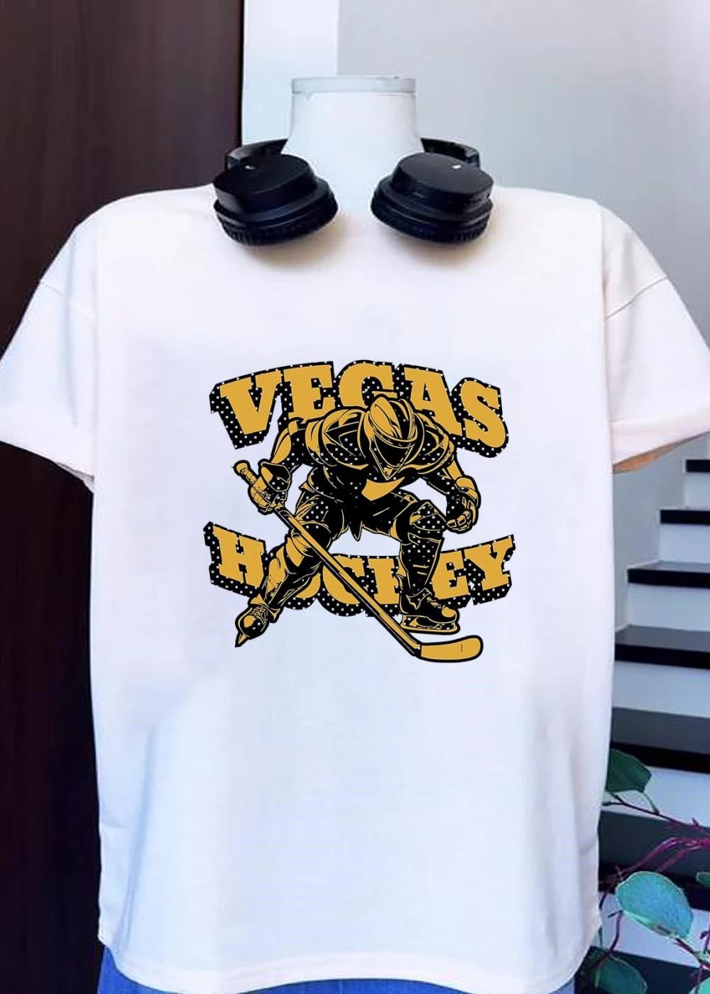 Vegas Hockey Skater Athlete Vegas Hockey T-Shirt