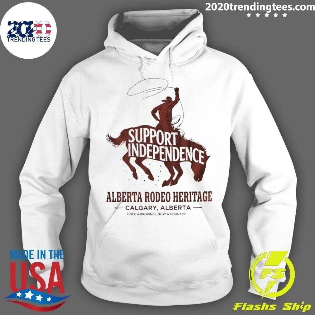 Stampede Rider Free Alberta Support Independence Shirt
