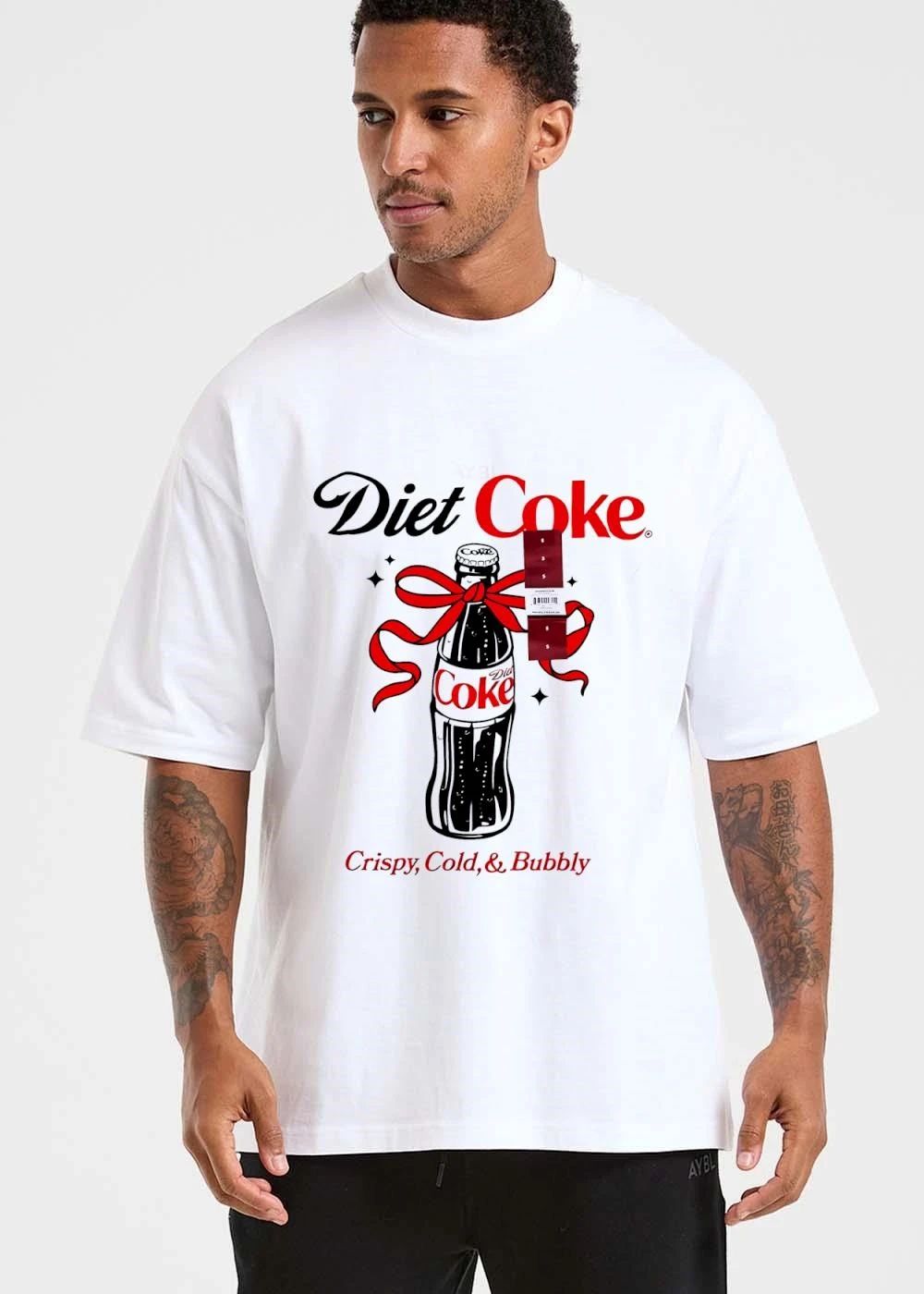 Diet Coke Crispy Cold And Bubbly Glass Bottle Red Ribbon Bow Sparkles shirt
