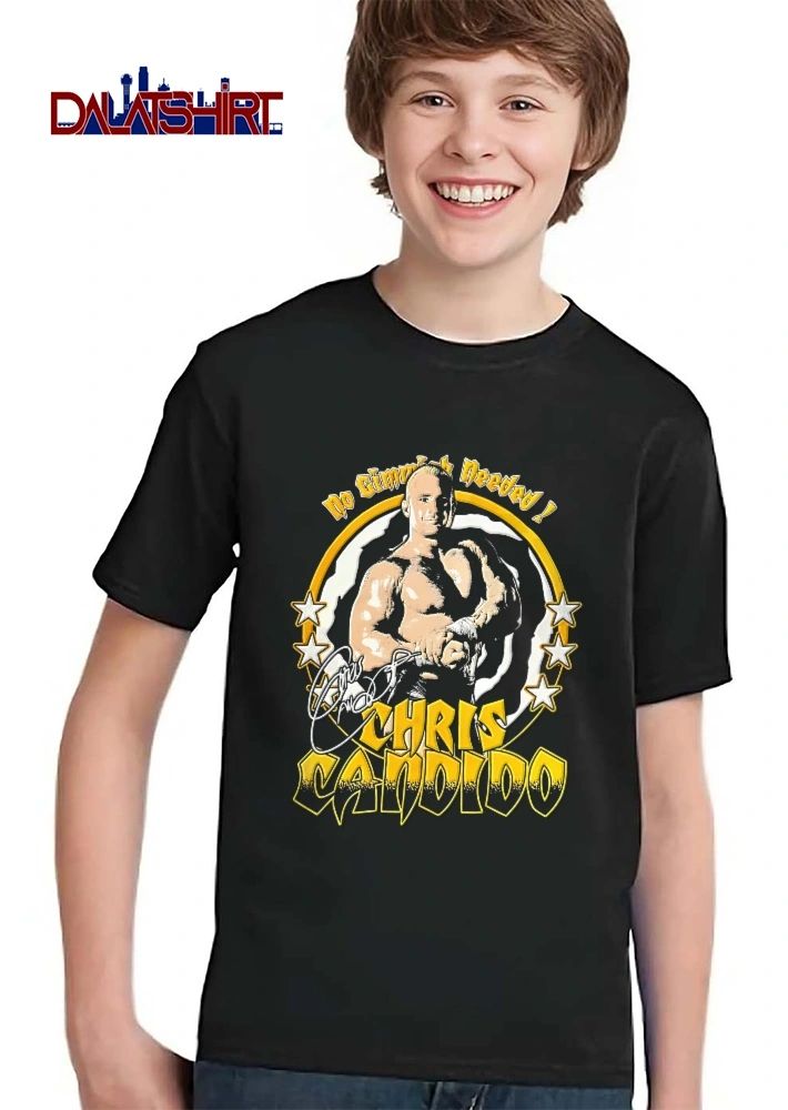 No Gimmick Needed Chris Candido Professional Wrestler Yellow Circle Stars Signature shirt