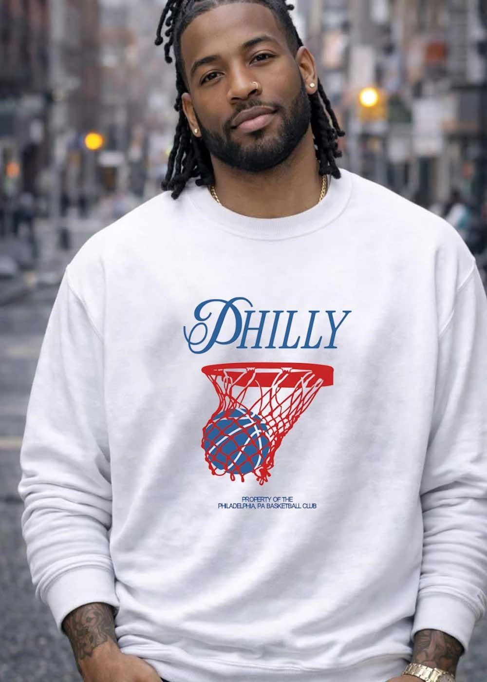 Property of the Philadelphia PA Basketball Club, Philly Basketball Swish shirt