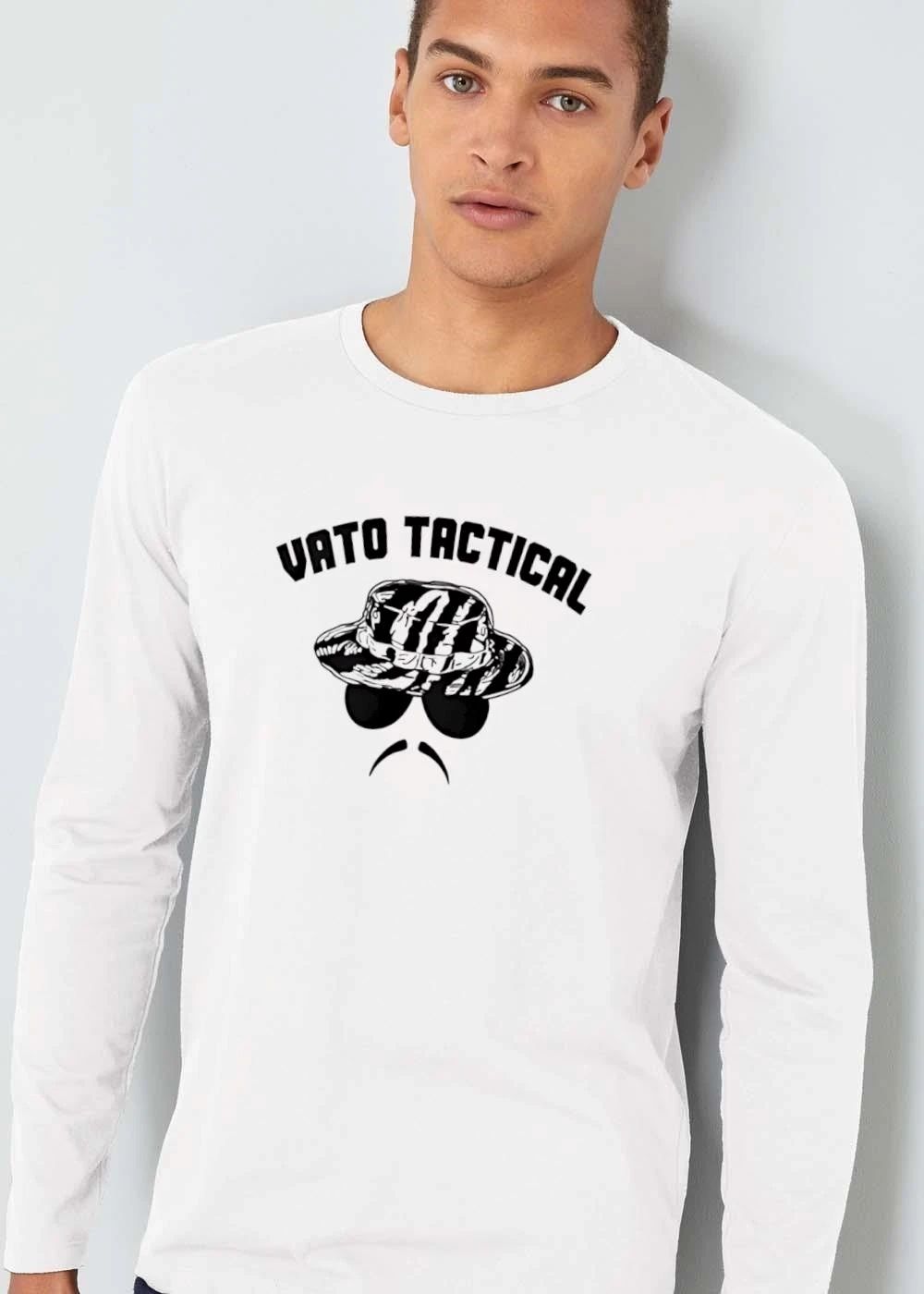 Vato Tactical Tiger Stripe Boonie Hat Sunglasses Mustache shirt