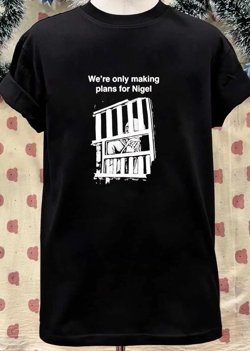 New Wave Band Fan Art We Are Only Making Plans for Nigel T-Shirt