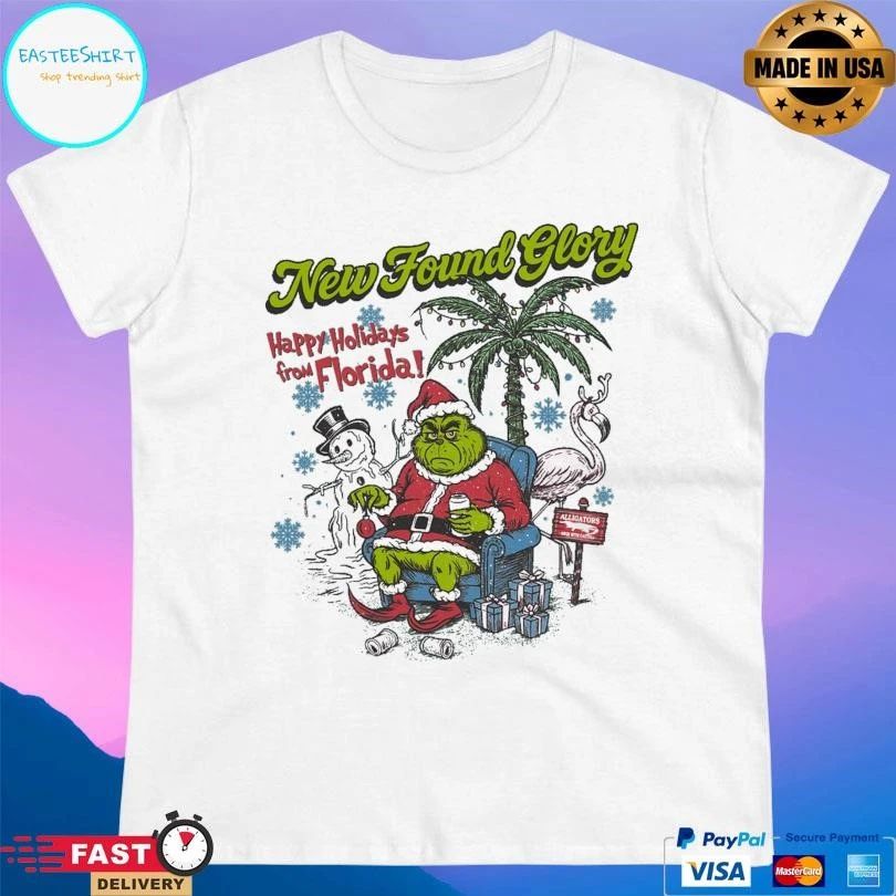 New Found Glory Happy Holidays From Florida T-shirts