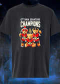 Senators Teddy Bear Trio Ottawa Senators Champions shirt