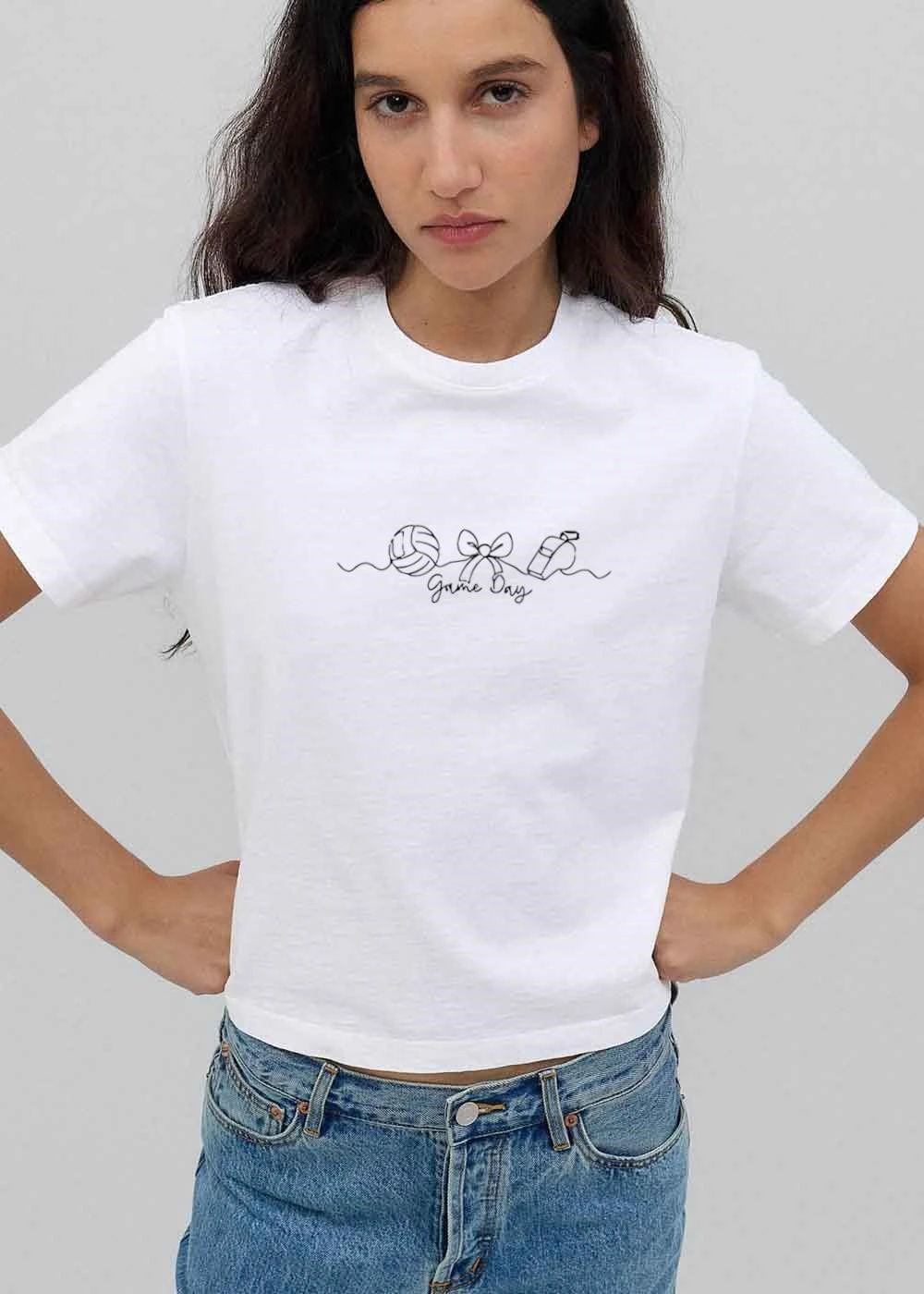 Volleyball Ribbon Referees Whistle Continuous Sketch shirt