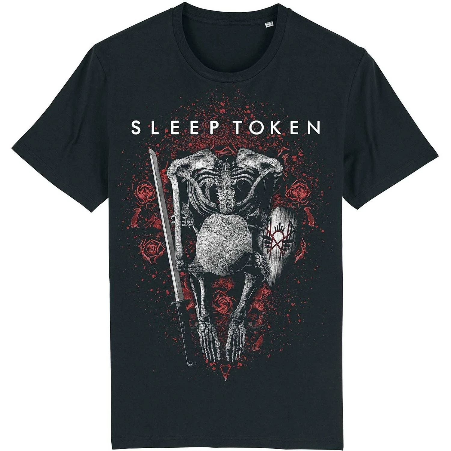 Men's Sleep Token The Love You Want Skeleton Slim Fit T-shirt XX-Large Black