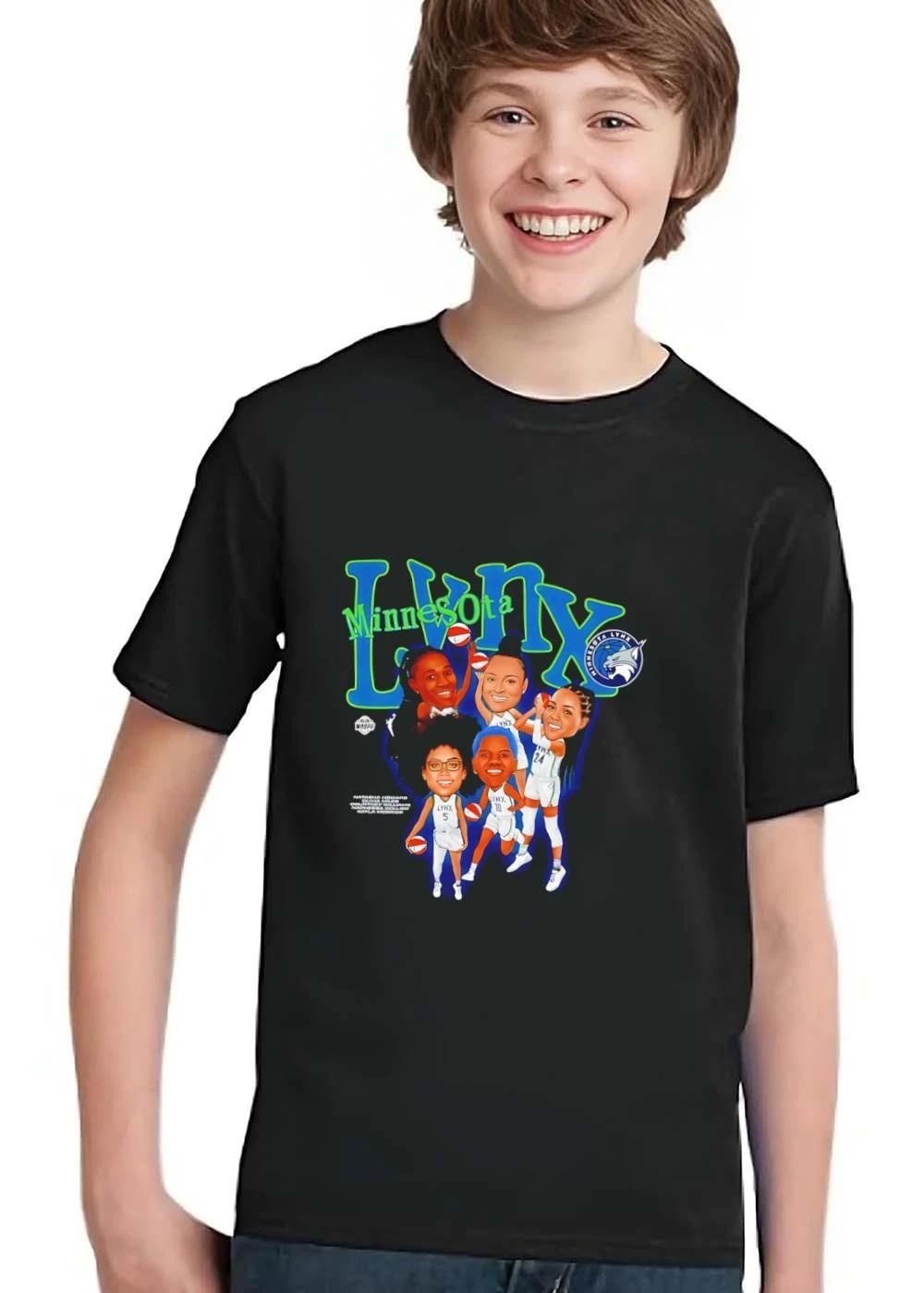 Minnesota Lynx Natasha Howard Courtney Williams Roster Five Player Cartoon shirt