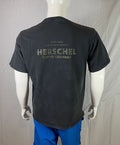 Herschel Gray 2-Sided Logo T Shirt, B Grade, Men's Size Large