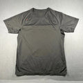 RHONE Shirt Mens Medium Black Training T-Shirt Gray Short Sleeve Athletic V-Neck