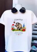 Jimothy The Raccoon Greeting A Butterfly Being Different Is My Superpower Shirt