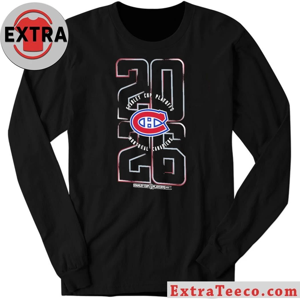 Montreal Canadiens Outerstuff Youth 2026 Stanley Cup Playoffs Bold T-Shirt