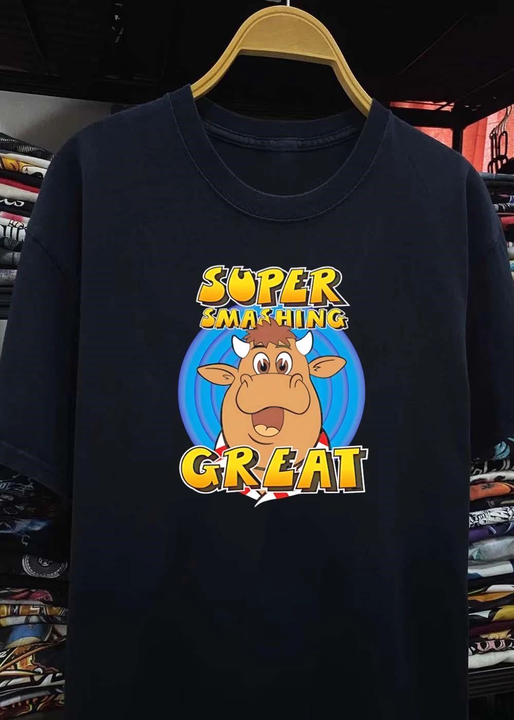 Super Smashing Great Bull Cartoon shirt