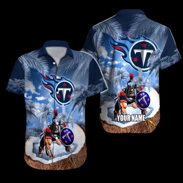 Tennessee Titans Coconut Warrior Hawaiian Shirt