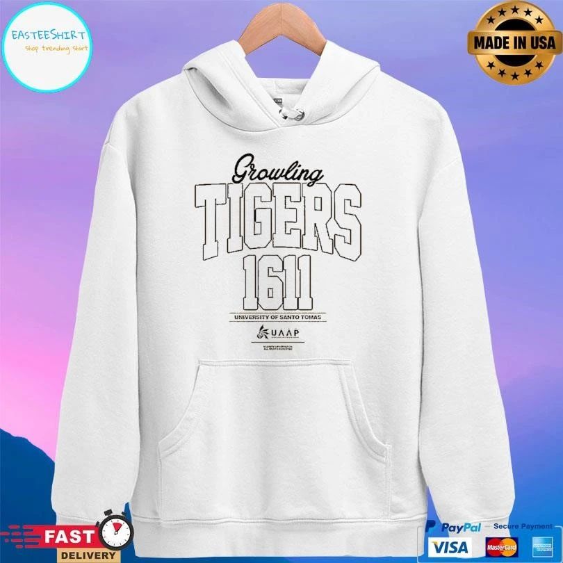 Growling TIGERS 1611 UNIVERSITY OF SANTO TOMAS T-shirts