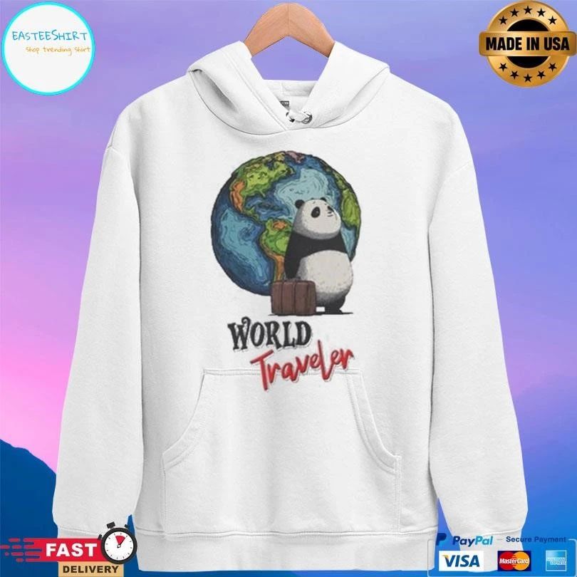 World Traveler Panda T-shirts