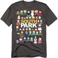 South Park Full Cast T-Shirt S-4XL, Charcoal