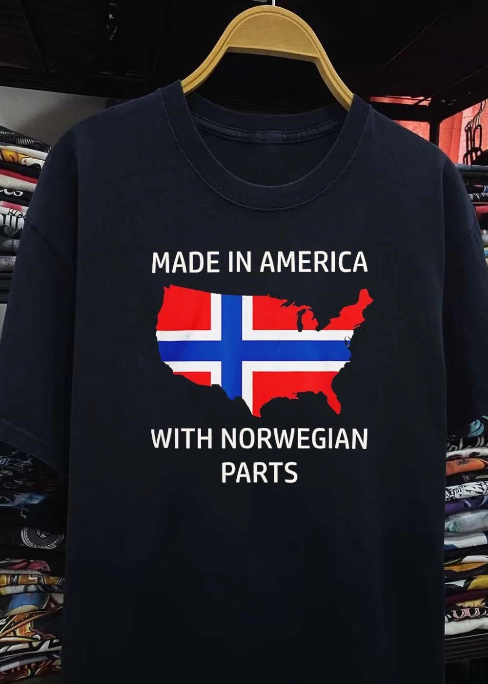 Made in America with Norwegian Parts T-Shirt
