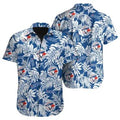 Toronto Blue Jays Tropical Leaf Hawaiian Shirt