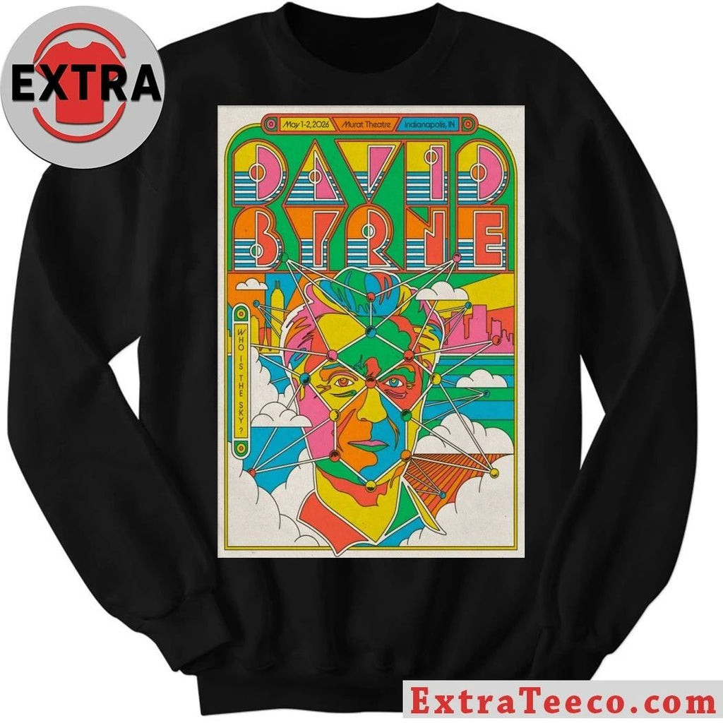 David Byrne May 1-2 2026 In Indianapolis IN Poster Shirt