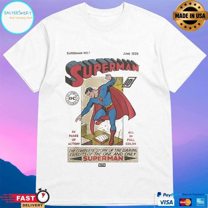 Superman No 1 June 1939 64 Pages Of Action All In Full Color The Complete Story Of The Daring Exploits Of The One And Only Superman T-shirts