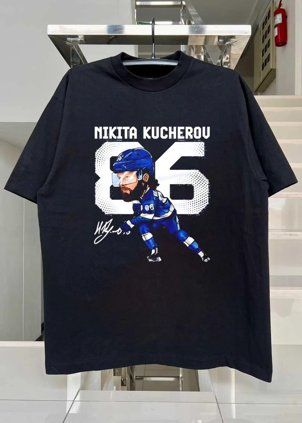 Kucherov Signature Nikita Kucherov 86 Tampa Bay Lightning T-Shirt