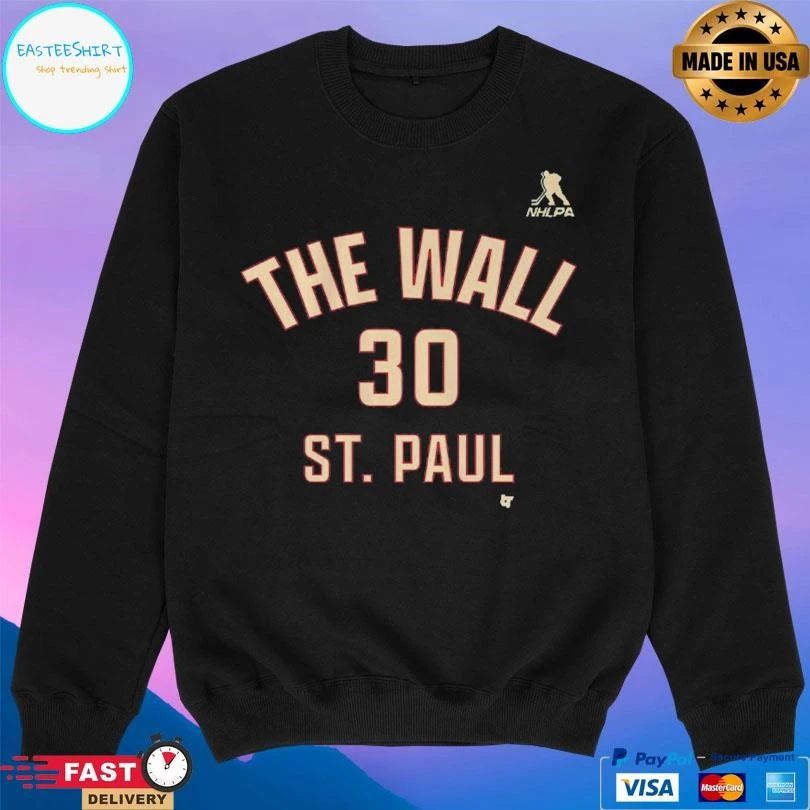 Jesper Wallstedt Minnesota Wild The Wall Of St. Paul Name & Number T-shirts