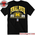 Michigan Wolverines Final Four 2026 Indianapolis NCAA Basketball Logo T-Shirt – Top-Rated Gift for College Basketball Lovers