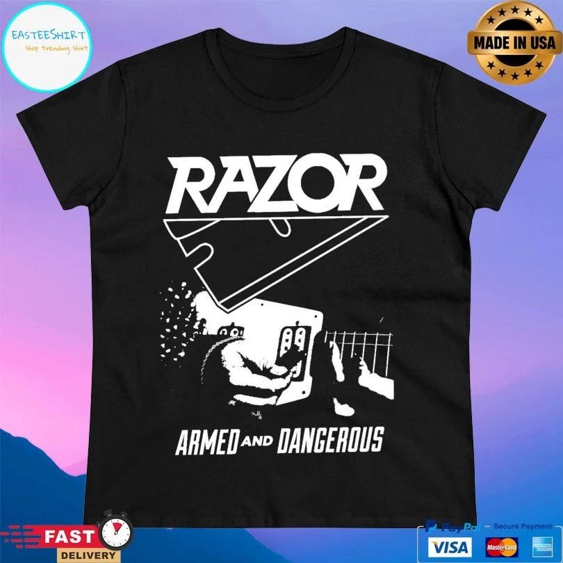Razor Armed And Dangerous T-shirts