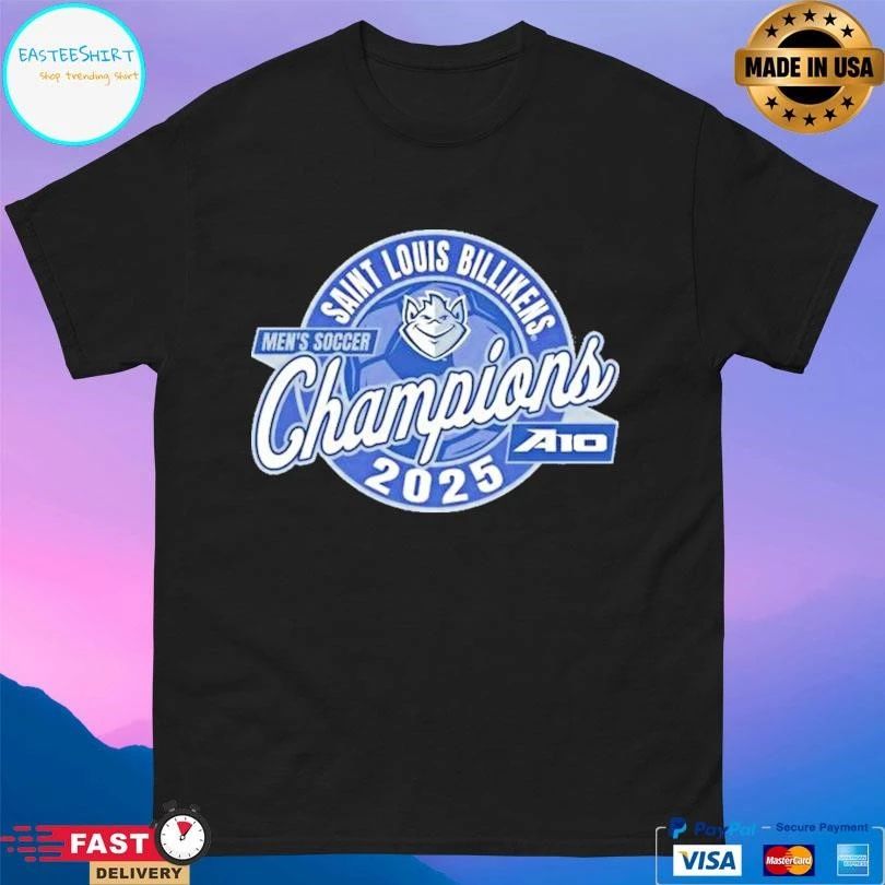 Saint Louis Billikens Men’s Soccer Championship A10 2025 T-shirts