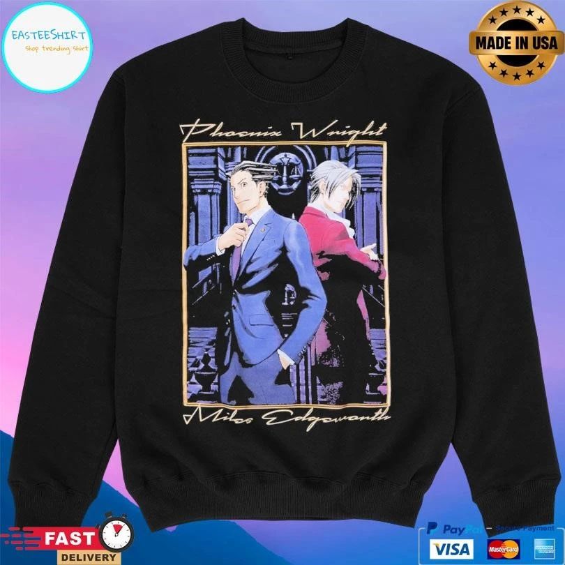Phoenix Wright Ace Attorney Phoenix And Miles T-shirts
