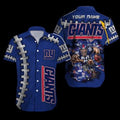 Personalized New York Giants Football Armor Hawaiian Shirt