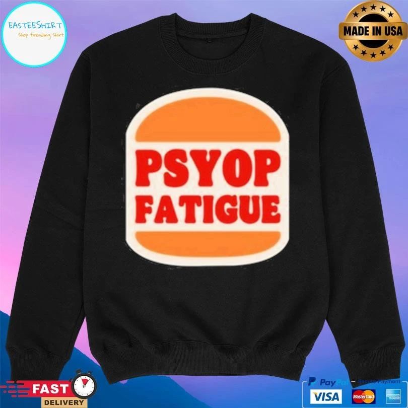Spiritual Lock PSYOP Fatigue Burger T-shirts